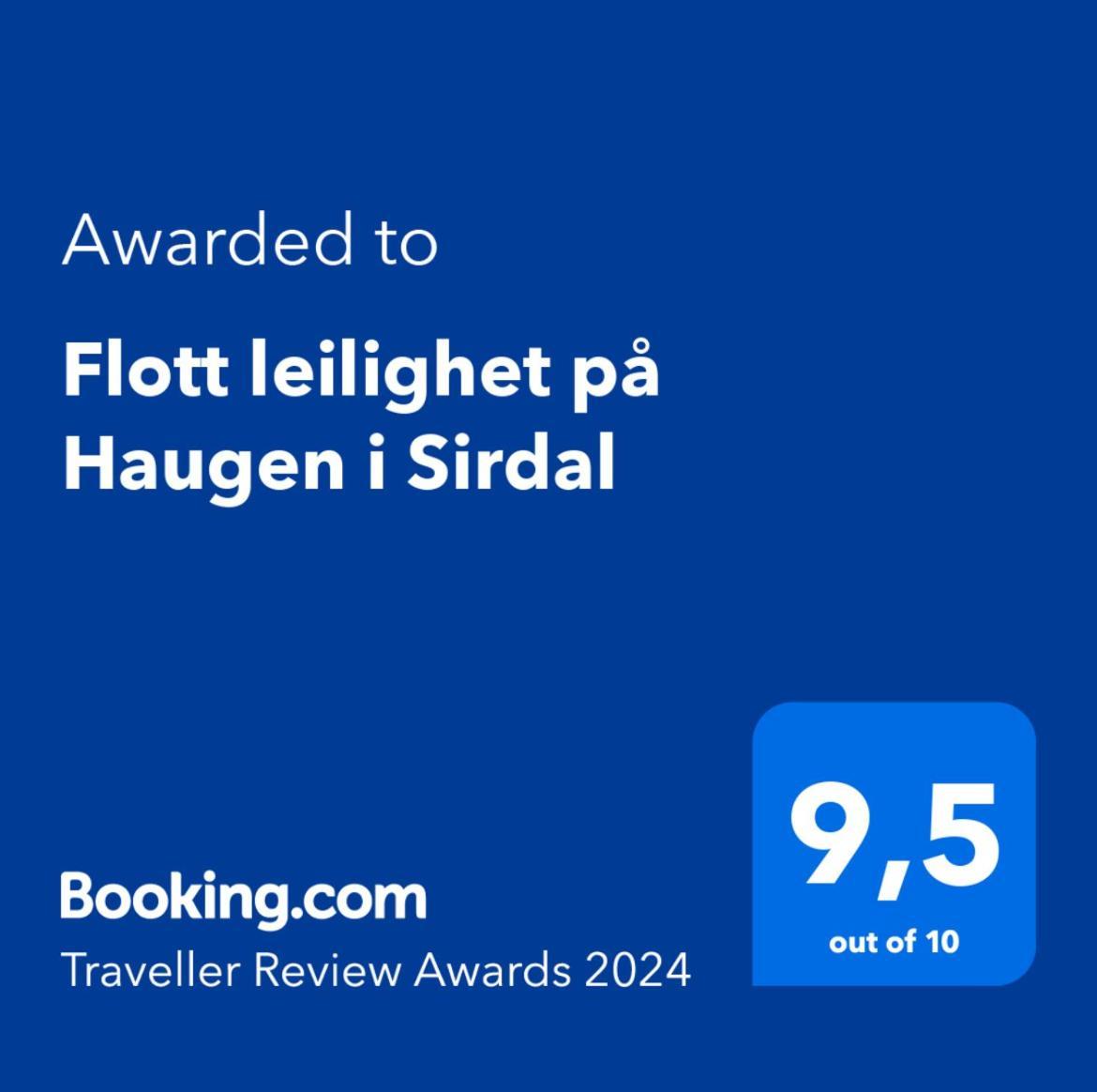 Flott Leilighet Pa Haugen I Sirdal Tjorhom المظهر الخارجي الصورة